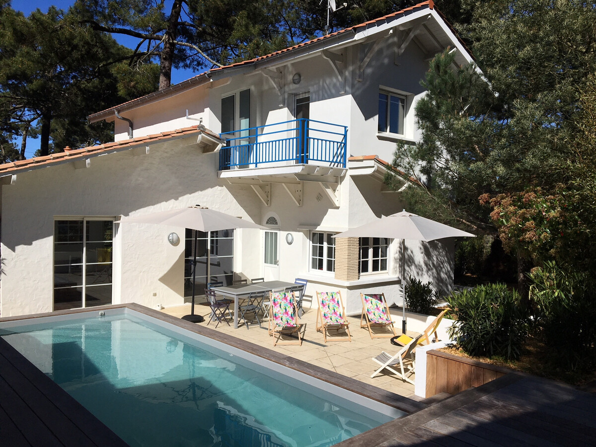 Villa rénovée 4 chambres, piscine chauffée à Arcachon - Photo 1
