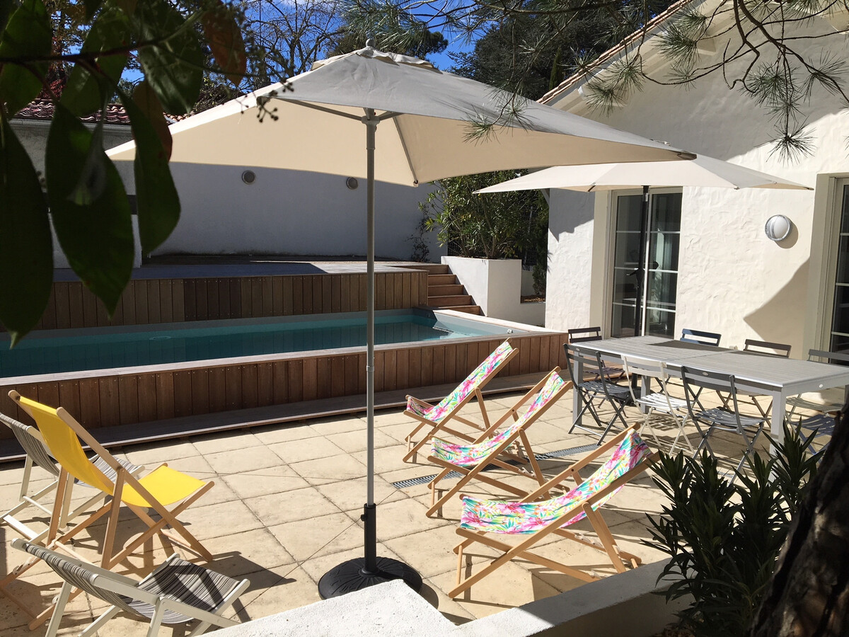 Villa rénovée 4 chambres, piscine chauffée à Arcachon - Photo 20