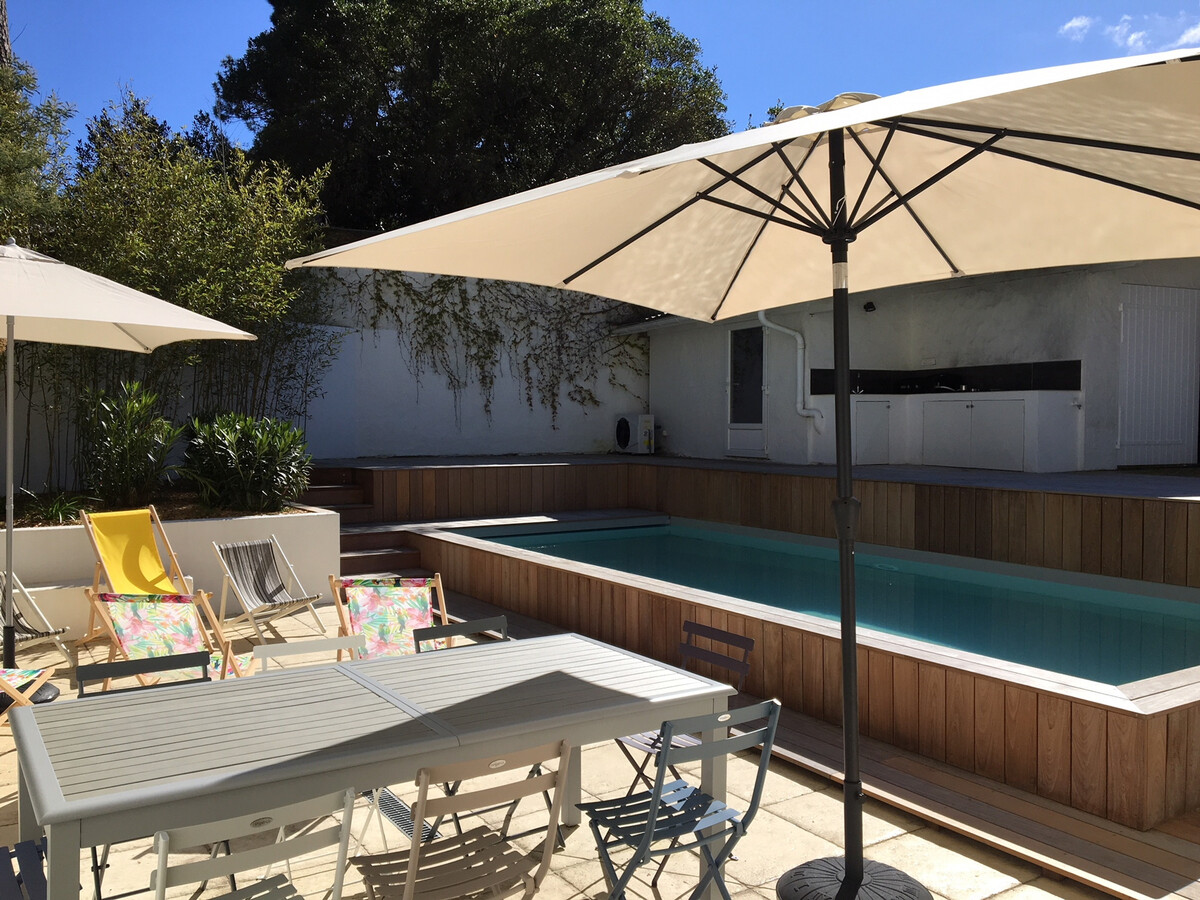 Villa rénovée 4 chambres, piscine chauffée à Arcachon - Photo 21