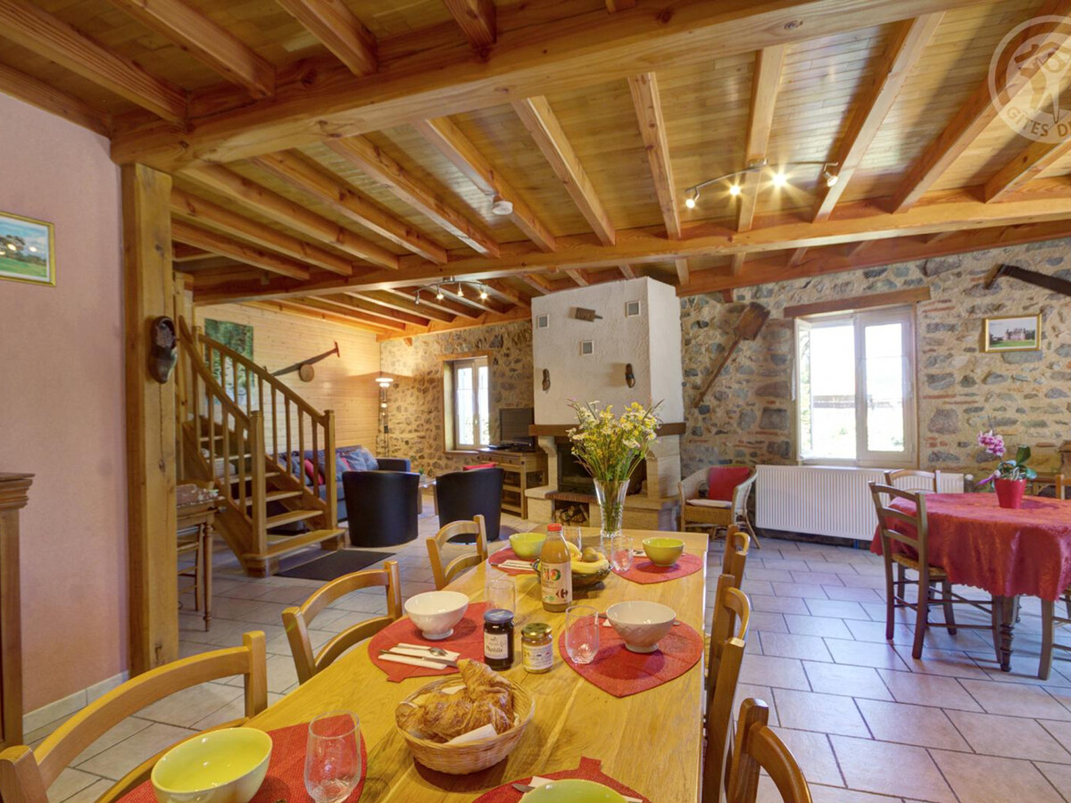 Gîte 9 personnes avec cheminée et terrain de jeux à Saint-Romain-d'Urfé - Photo 5