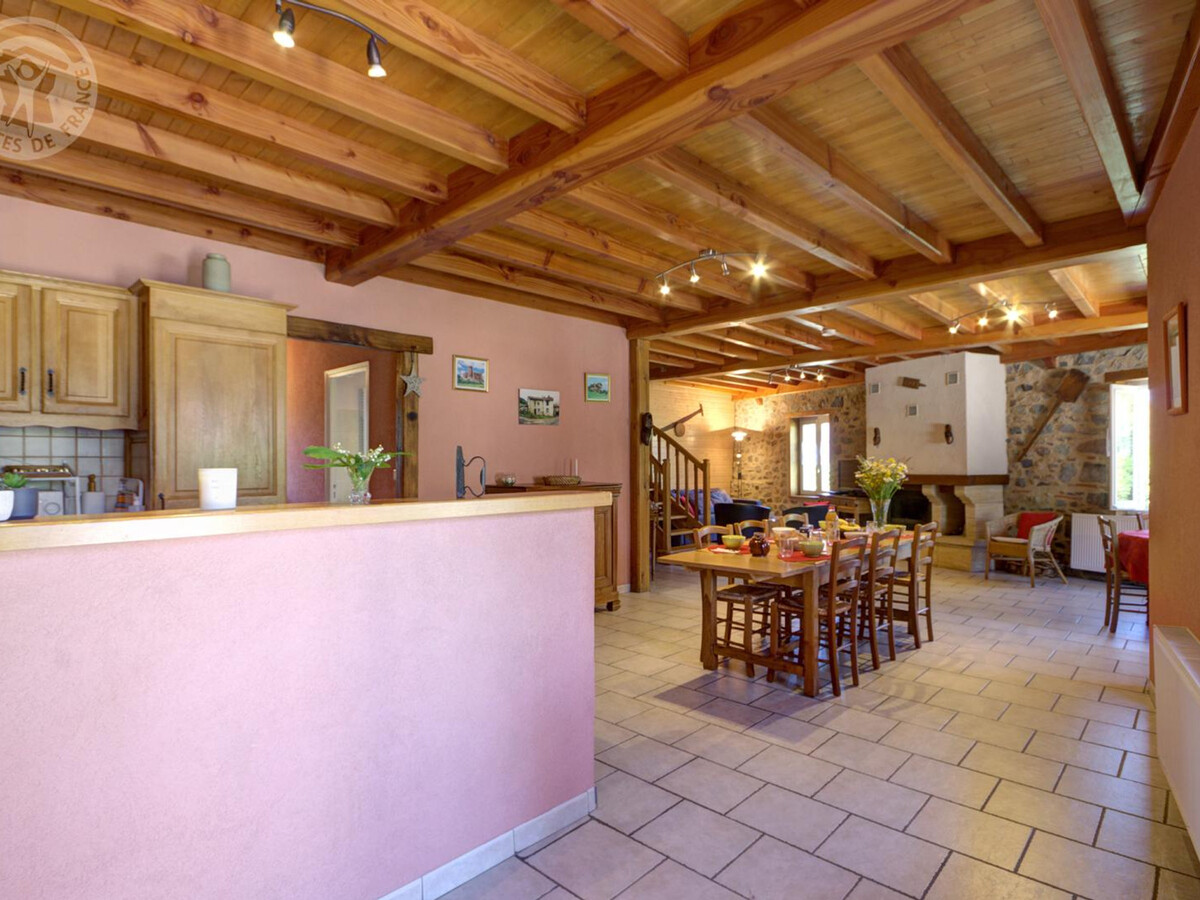 Gîte 9 personnes avec cheminée et terrain de jeux à Saint-Romain-d'Urfé - Photo 8