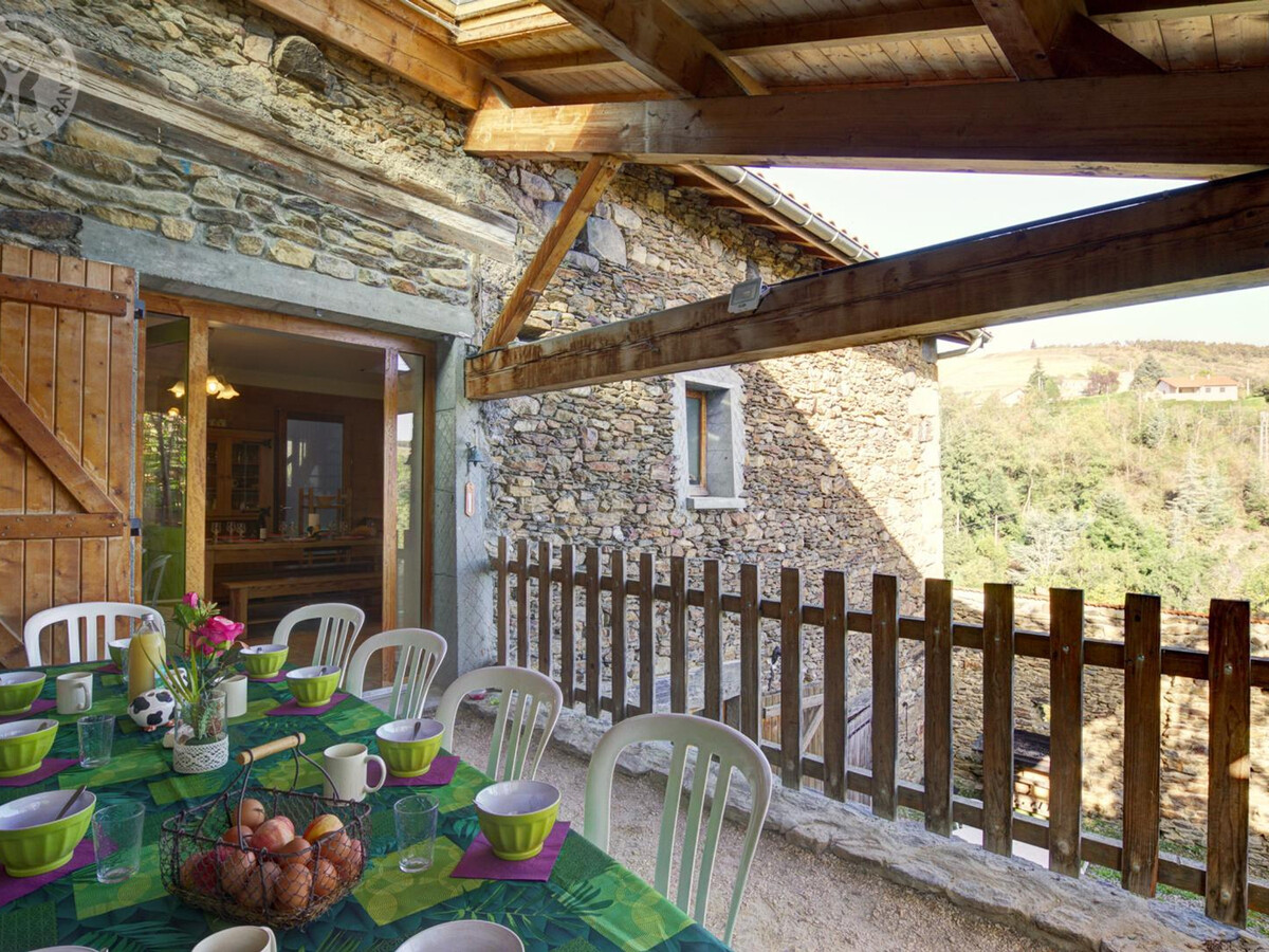 Gîte 13 pers. en grange rénovée, patio, Parc Pilat - Photo 15