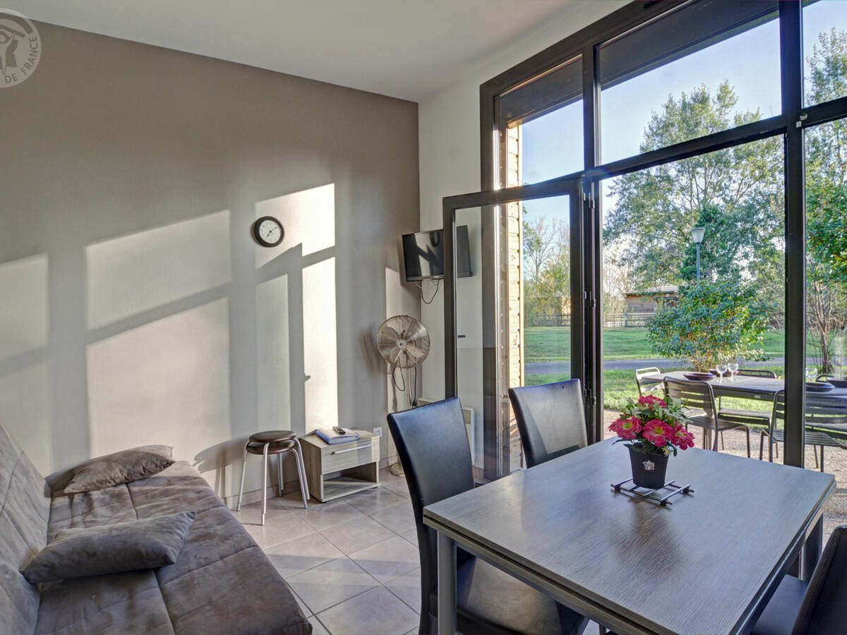 Chalet Lièvre à Veauchette, 4-6 pers, terrasse étang - Photo 6