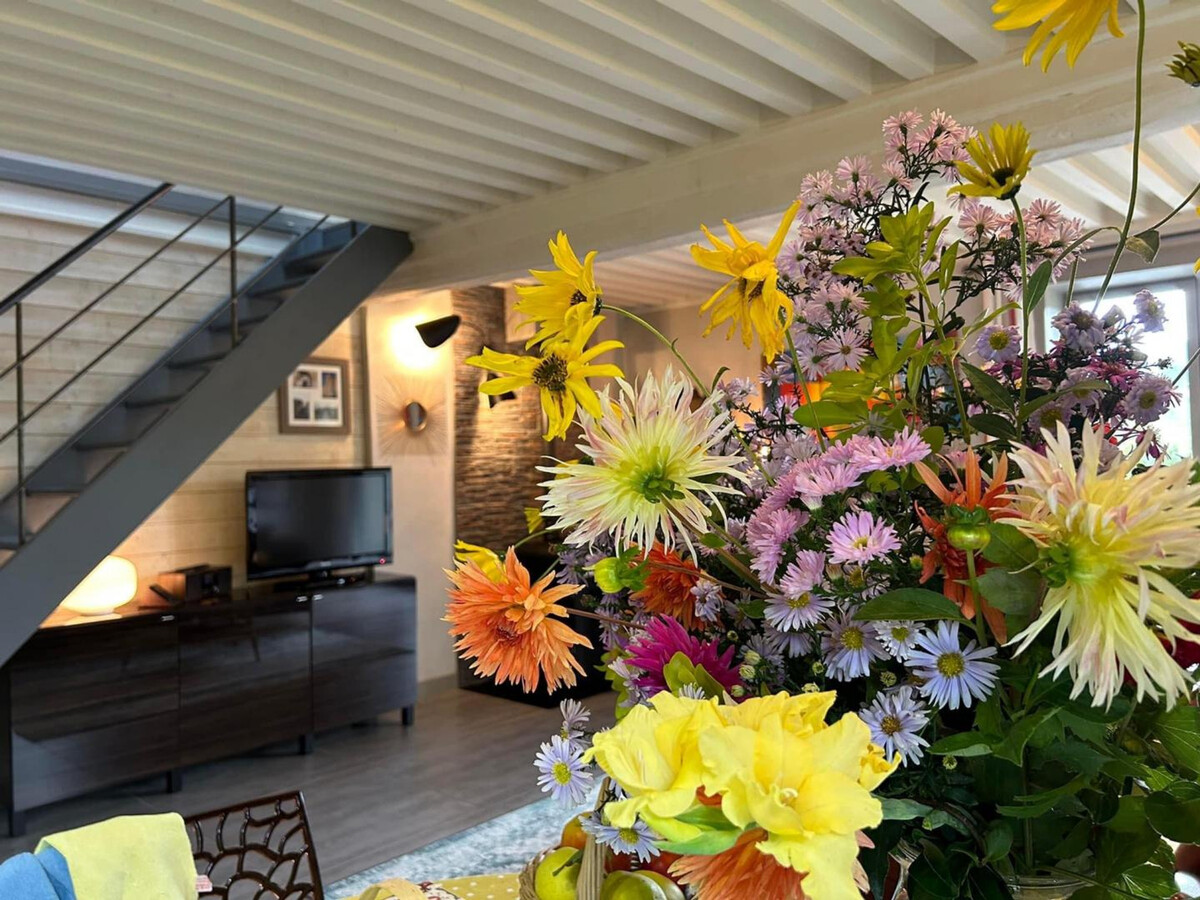 Gîte duplex 68 m² en village médiéval, jardin 400 m² - Photo 4