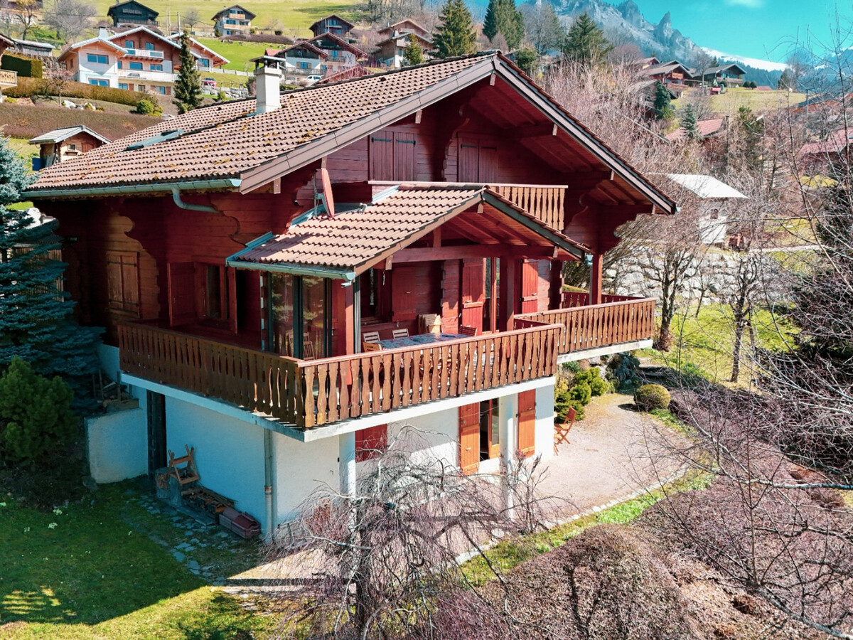 Chalet 16 pers. à Bernex, 5 chambres, vue montagne - Photo 1