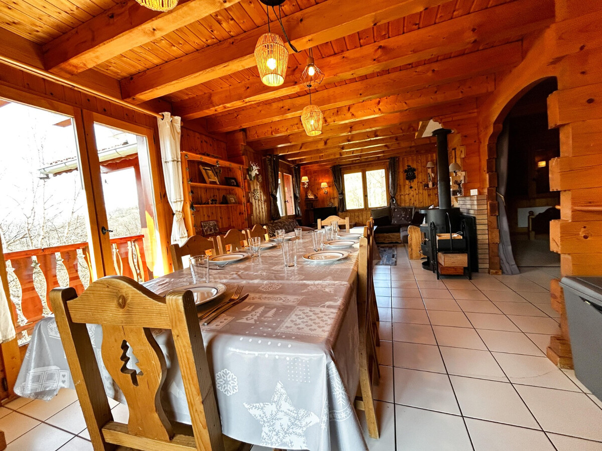 Chalet 16 pers. à Bernex, 5 chambres, vue montagne - Photo 5