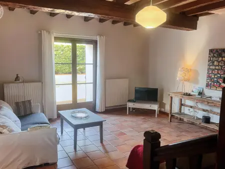 Gîte ferme XVIIe siècle 6 pers., piscine partagée : photo 12
