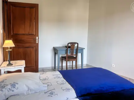 Gîte ferme XVIIe siècle 6 pers., piscine partagée : photo 21