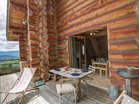 Chalet bois 40m² Saint-Martin-la-Sauveté, poêle inclus - Photo 1