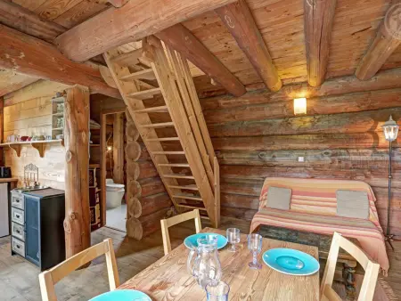 Chalet bois 40m² Saint-Martin-la-Sauveté, poêle inclus - Photo 2