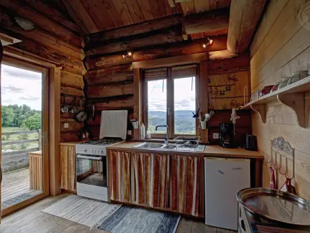 Chalet bois 40m² Saint-Martin-la-Sauveté, poêle inclus - Photo 4