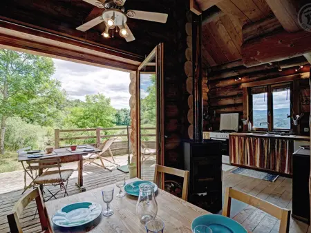 Chalet bois 40m² Saint-Martin-la-Sauveté, poêle inclus - Photo 5