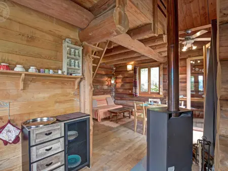 Chalet bois 40m² Saint-Martin-la-Sauveté, poêle inclus - Photo 6