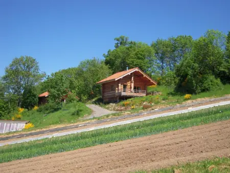 Chalet bois 40m² Saint-Martin-la-Sauveté, poêle inclus - Photo 14