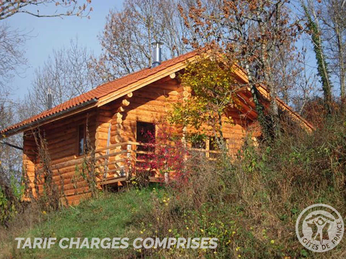 Chalet rustique 3 pers à Saint-Martin-la-Sauveté, poêle à bois - Photo 1