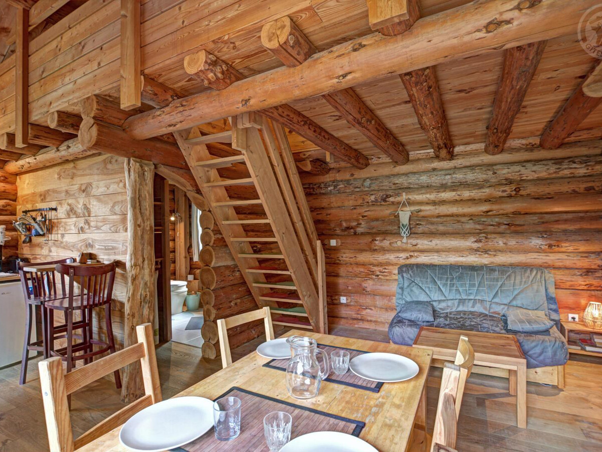 Chalet rustique 3 pers à Saint-Martin-la-Sauveté, poêle à bois - Photo 3