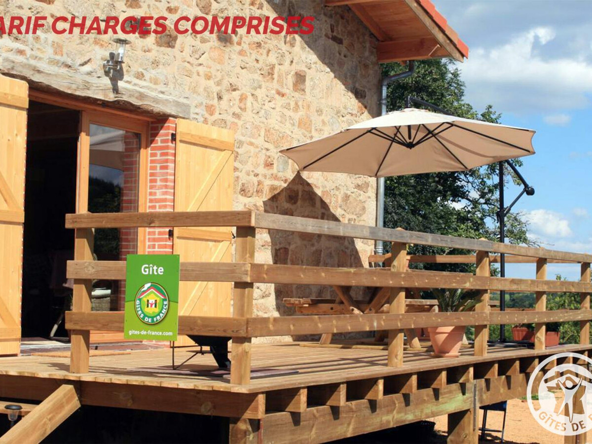 Écogîte 80 m² avec terrasse 20 m² à Saint-Romain-d'Urfé - Photo 1