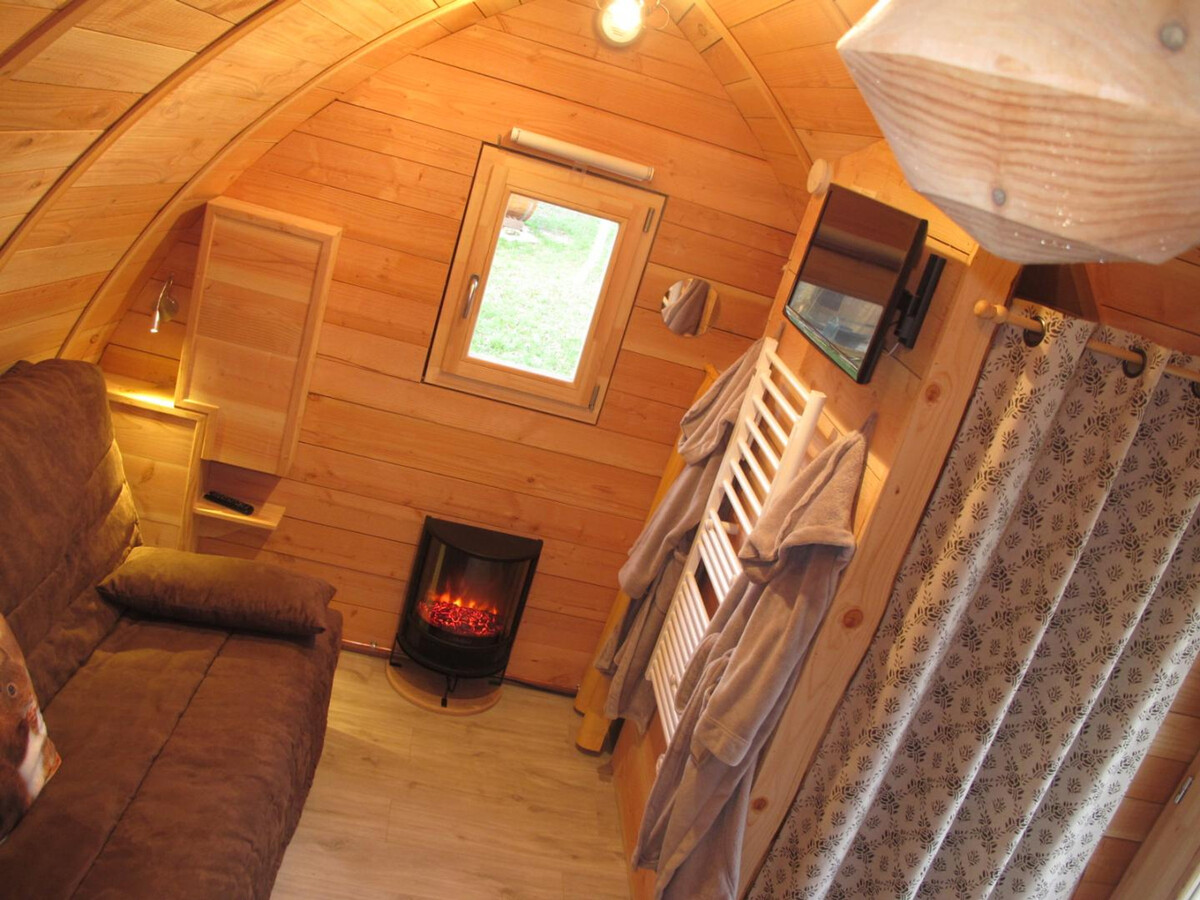 Cabane LA POM DE PIN avec Sauna et Accès Étang - Photo 3