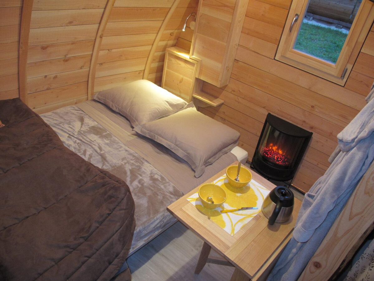 Cabane LA POM DE PIN avec Sauna et Accès Étang - Photo 8