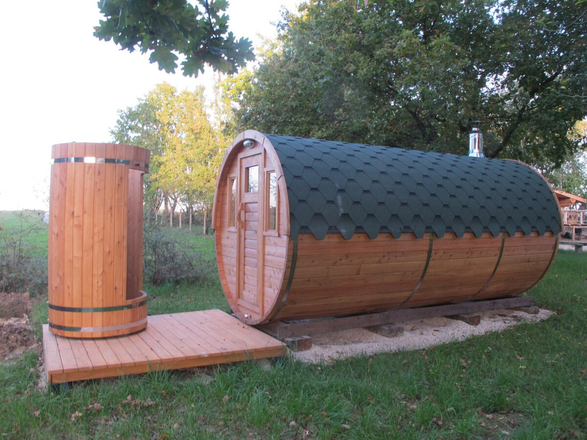 Cabane LA POM DE PIN avec Sauna et Accès Étang - Photo 10