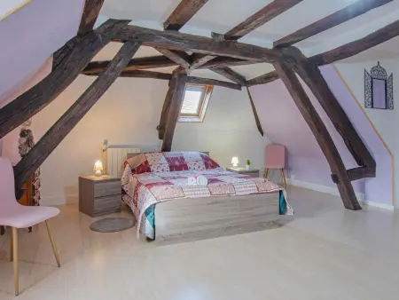 Gîte familial 8 pers. à Neuville-sur-Vanne, jardin et jeux enfants : photo 11