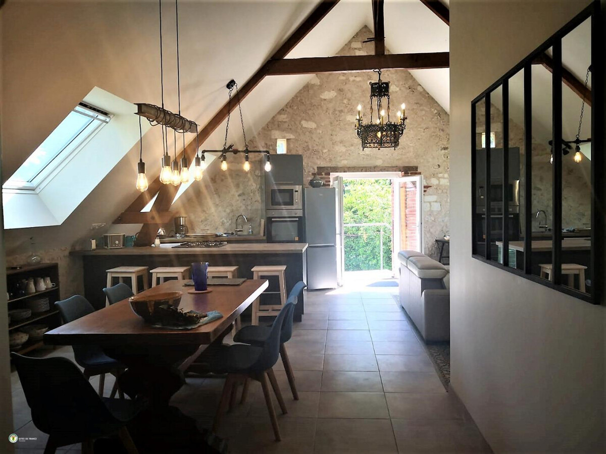 Gîte 6 pers. Touraine : jardin 900 m² clos, 3 ch - Photo 4