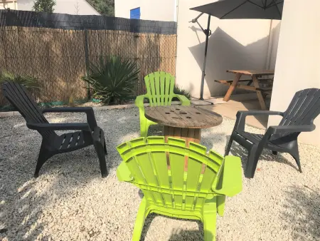 Charmante maisonnette à Longeville-sur-Mer, proche plage, 2 ch, terrasse, parking, vélos bienvenus - Photo 1