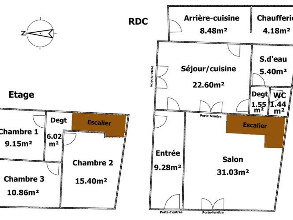 Maison ancienne 5 pers. avec cour privée à Thiré - Photo 16