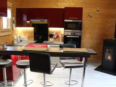 Chalet plain-pied aux portes des Vosges, recharge VE : photo 3