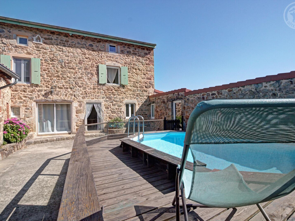 Le Vernat : gîte en pierre, piscine privée 5x3m - Photo 20