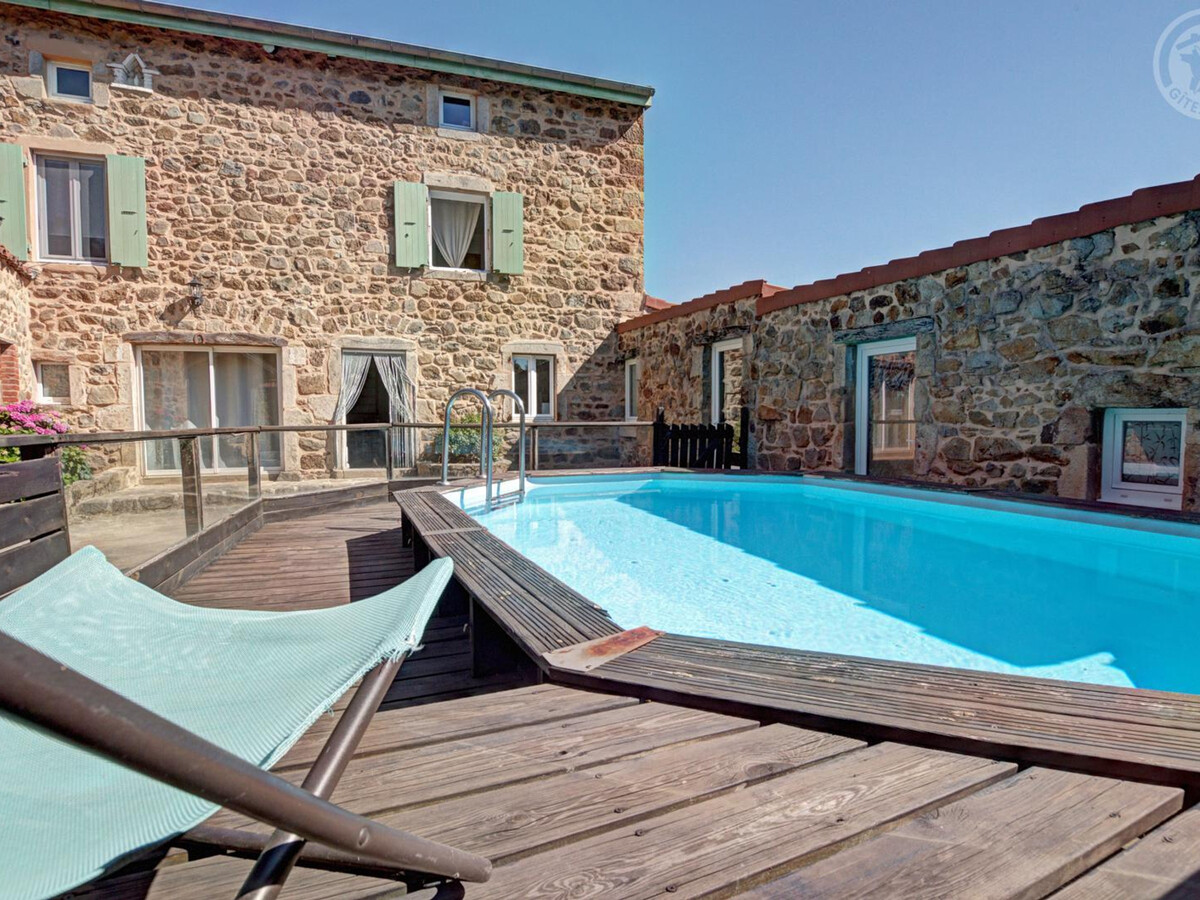 Le Vernat : gîte en pierre, piscine privée 5x3m - Photo 21