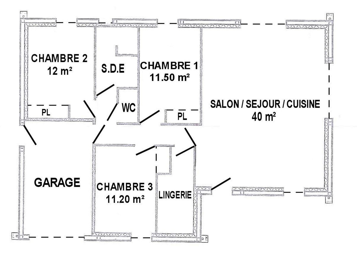 Maison contemporaine plain-pied à Nozay, 3 ch., jardin 700 m² - Photo 12