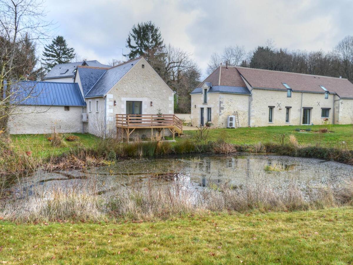 Gîte en pierre restauré à Luzillé, terrasse 12m² vue plan d'eau - Photo 17
