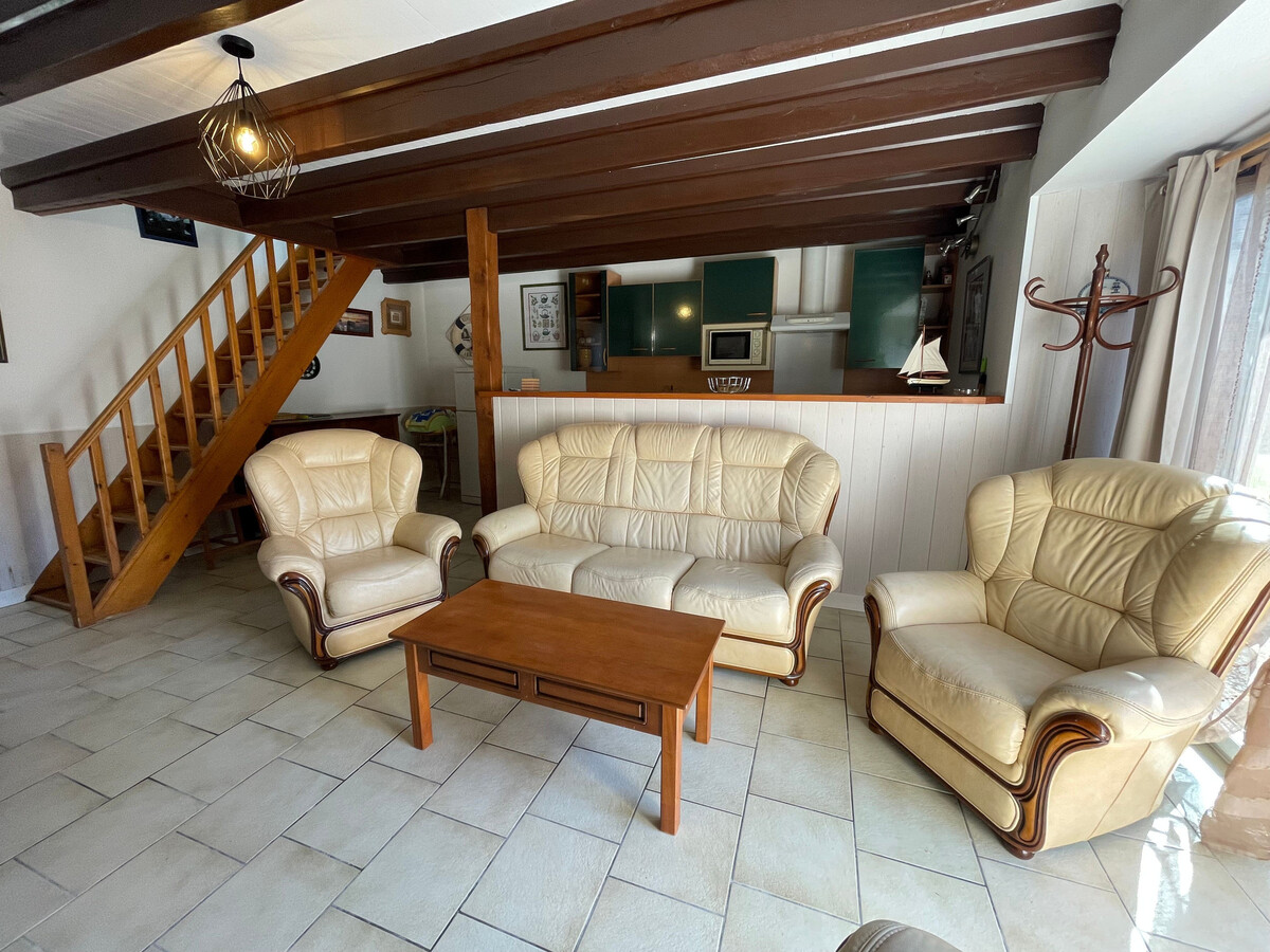 Gîte 4 pers. avec cheminée et jardin clos à Saint-Molf - Photo 6