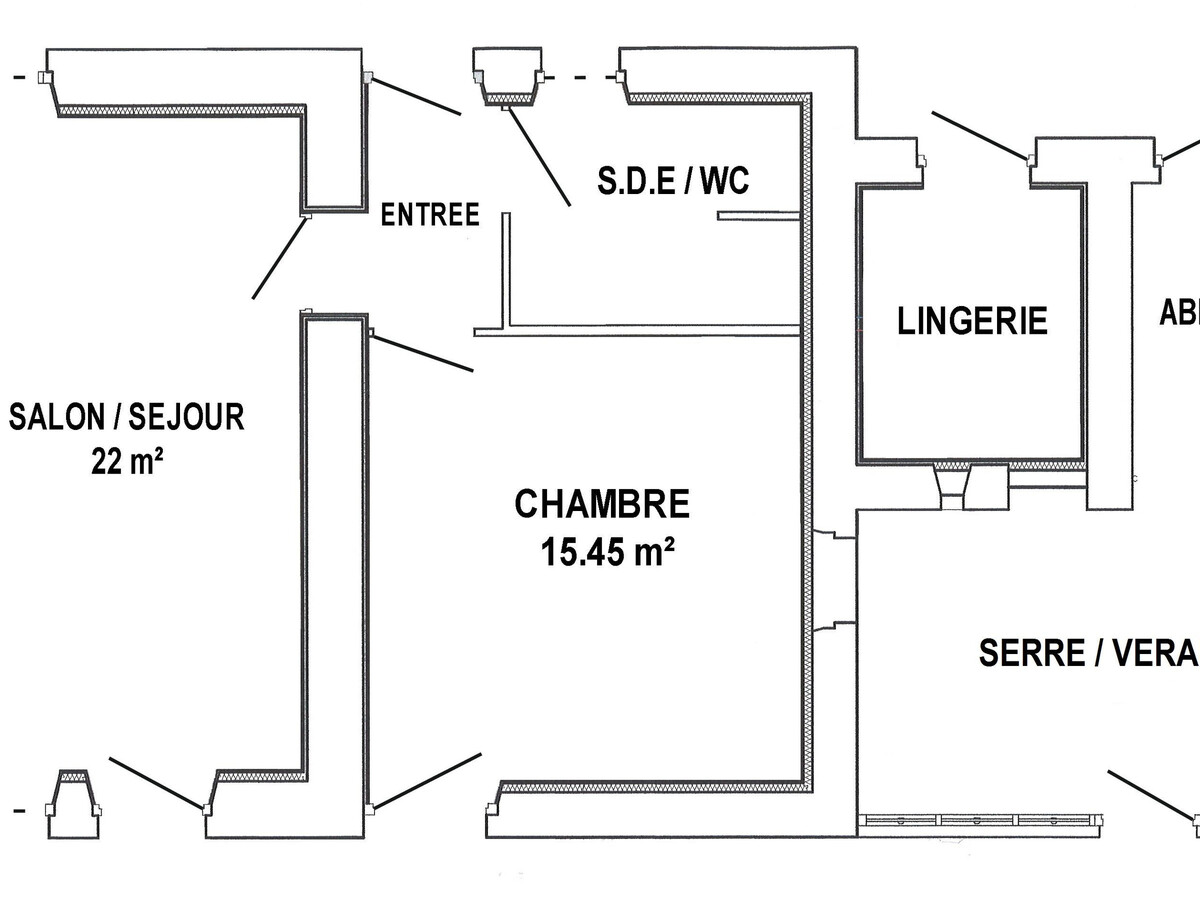 Maison de Maître 1907 rénovée, 1 chambre, jardin 1000m² - Photo 14
