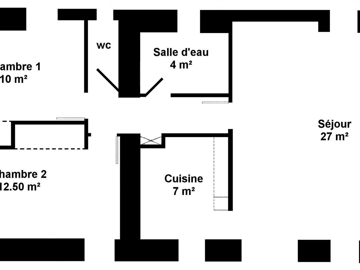 Gîte rural rénové 5 pers., jardin 400m² et terrain de pétanque - Photo 12