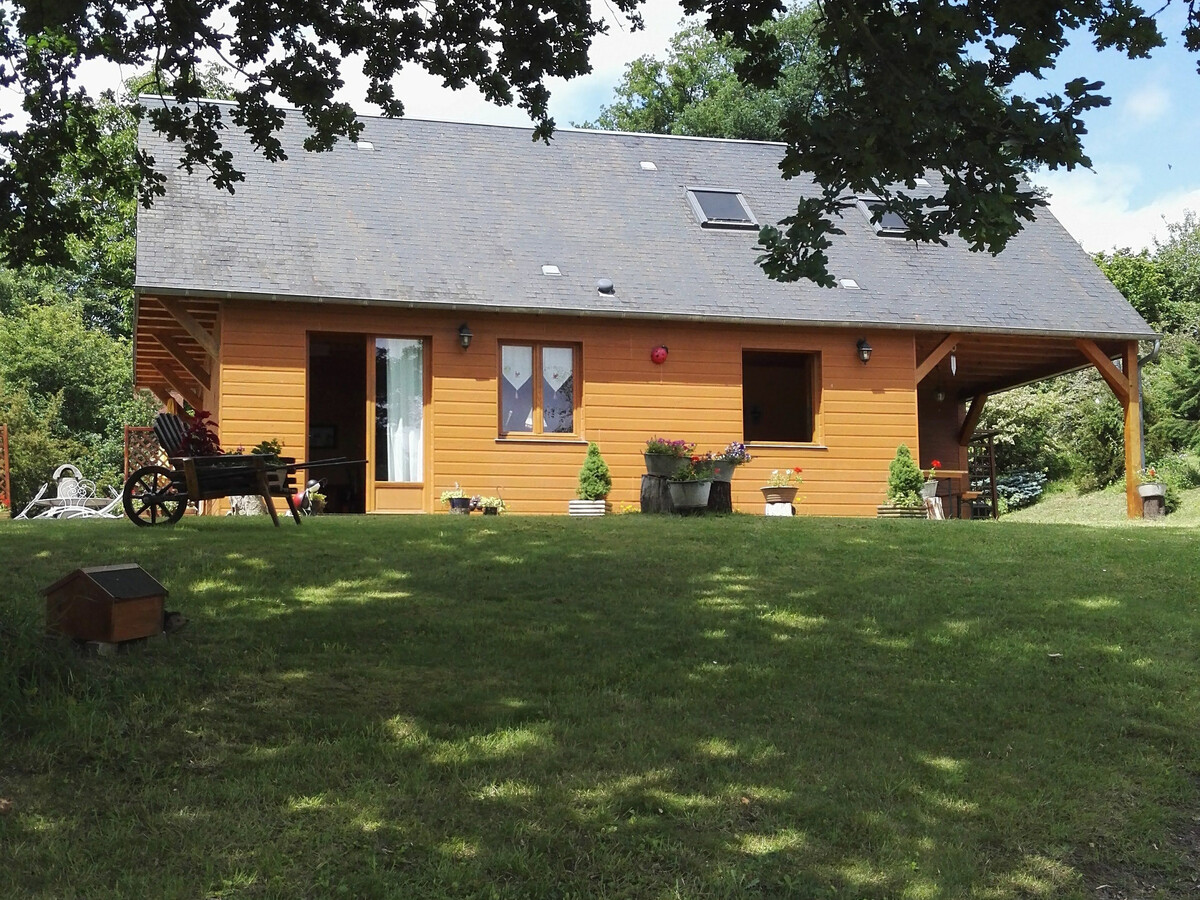 Maison en bois 8 pers. à Thoiré-sur-Dinan, randos et jardin - Photo 5