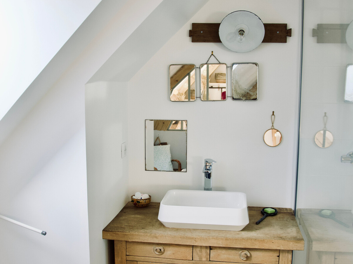 Gîte 5 personnes avec escalier colimaçon à Louplande - Photo 5