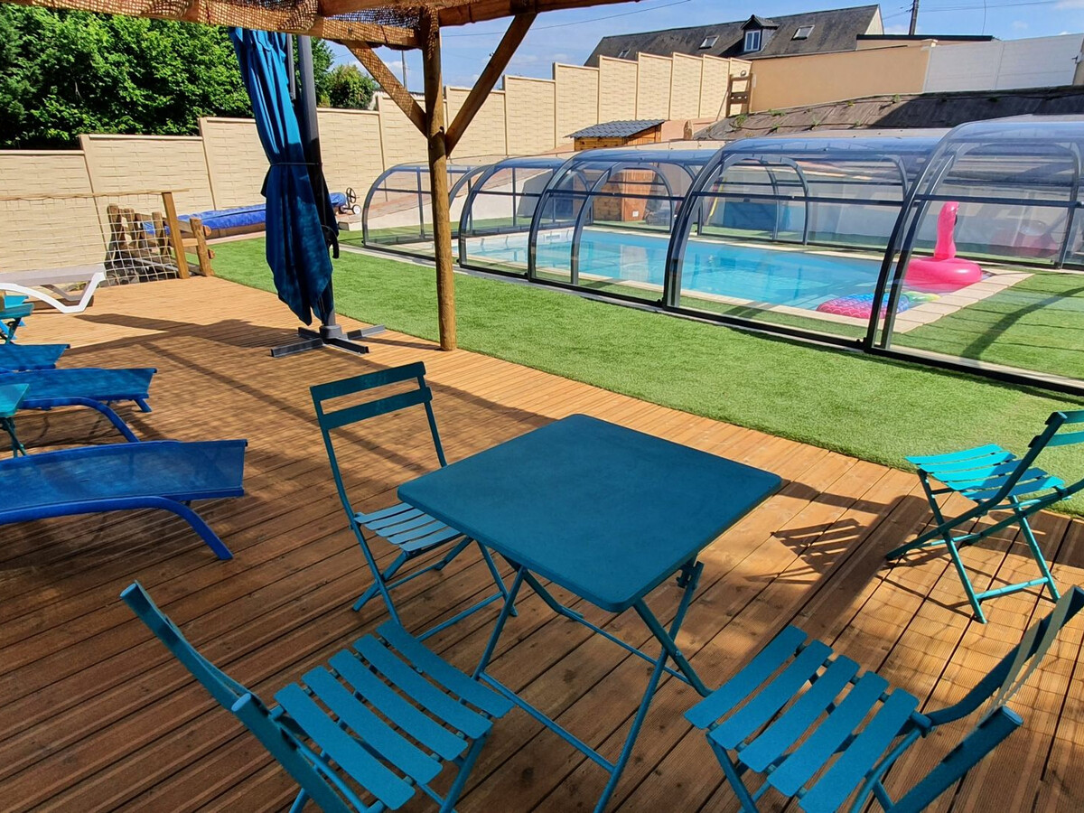 La Terrasse du Loir – Gîte 12 pers, piscine chauffée - Photo 3