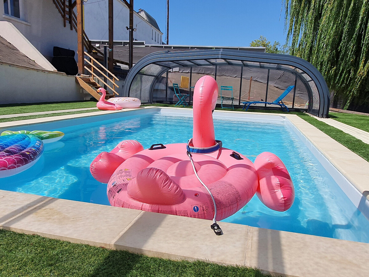 La Terrasse du Loir – Gîte 12 pers, piscine chauffée - Photo 11