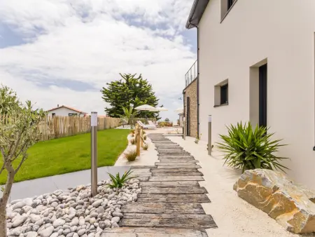 Gîtes avec piscine chauffée proche plage. Jardin, spa, BBQ, Wifi. Ch. bébé incluse - Photo 13