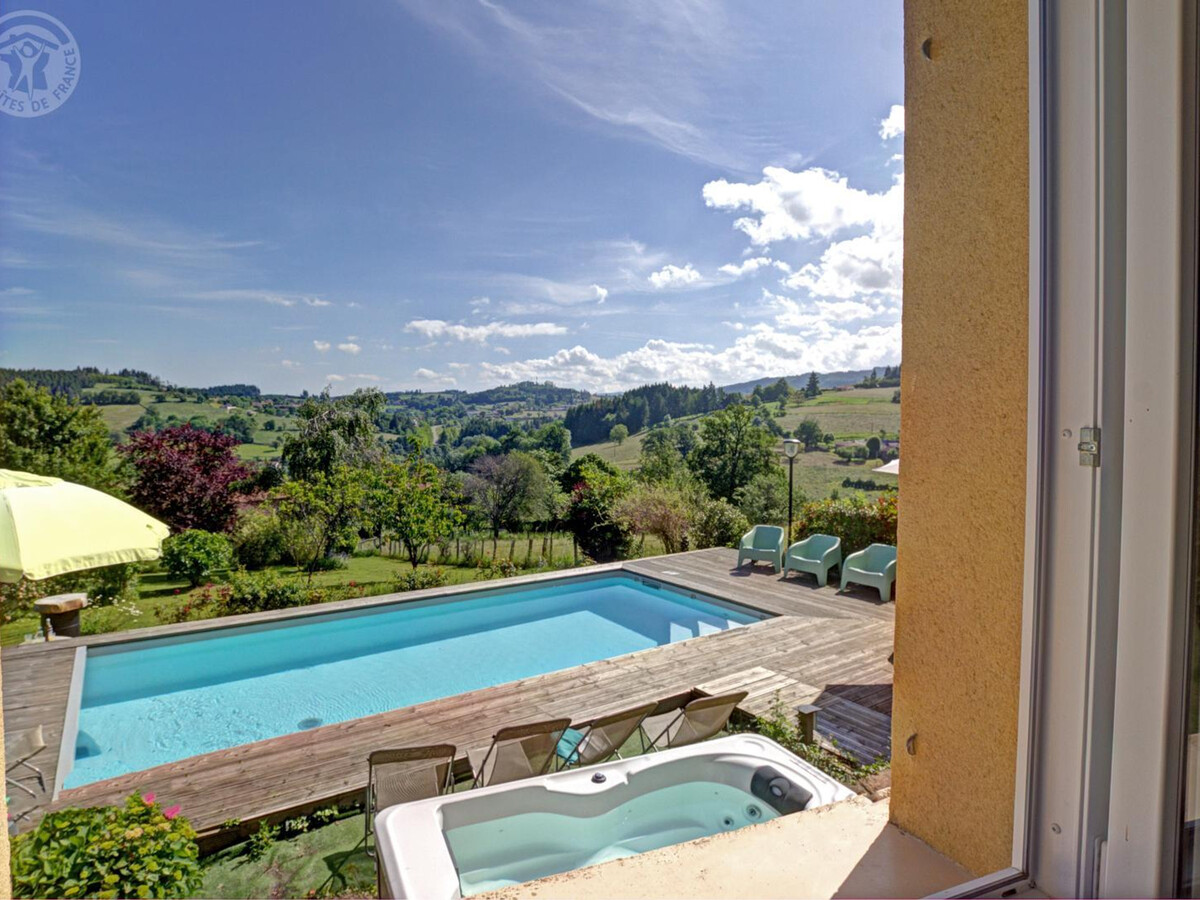 Gîte 10 pers. avec piscine, spa et salle de jeux - Photo 27