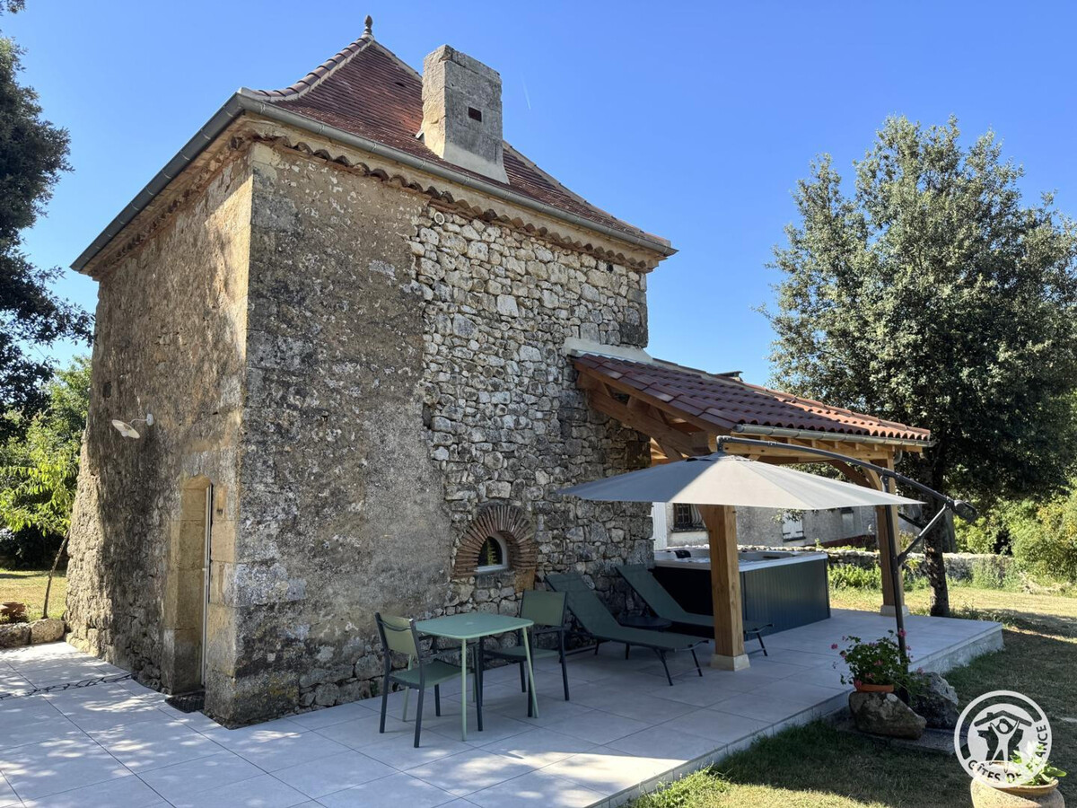 Pigeonnier XVIIe avec spa privatif à Monsac - Photo 5