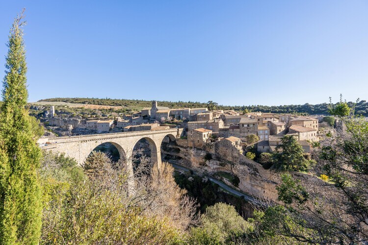 Maison de village à Minerve, cour privée en pierre - Photo 25