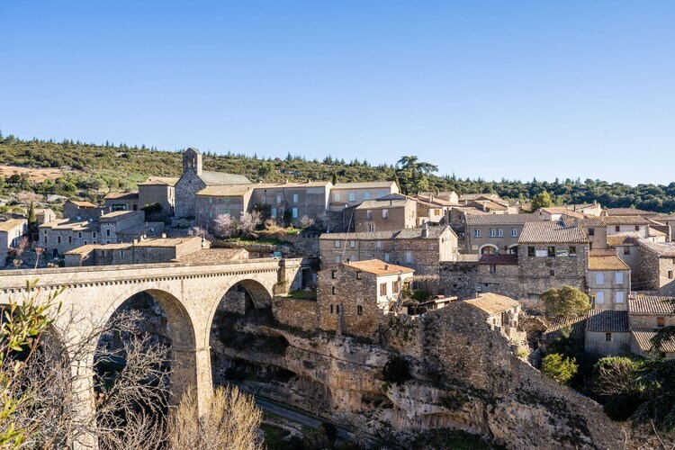 Maison de village à Minerve, cour privée en pierre - Photo 26