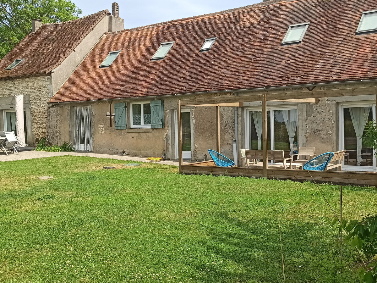 Longère 168 m² avec piscine chauffée en Berry - Photo 4