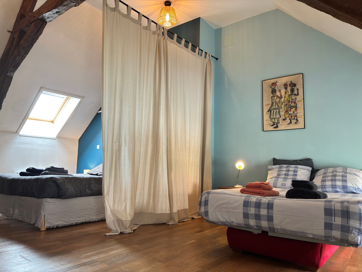 Longère 168 m² avec piscine chauffée en Berry - Photo 21