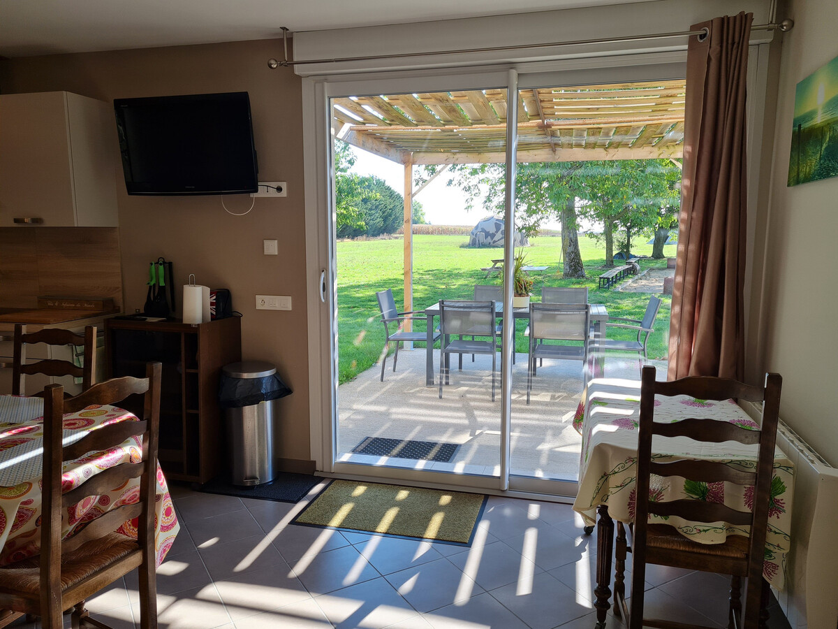 Gîte 5 pers en ferme active, terrasse et terrain de boule - Photo 6