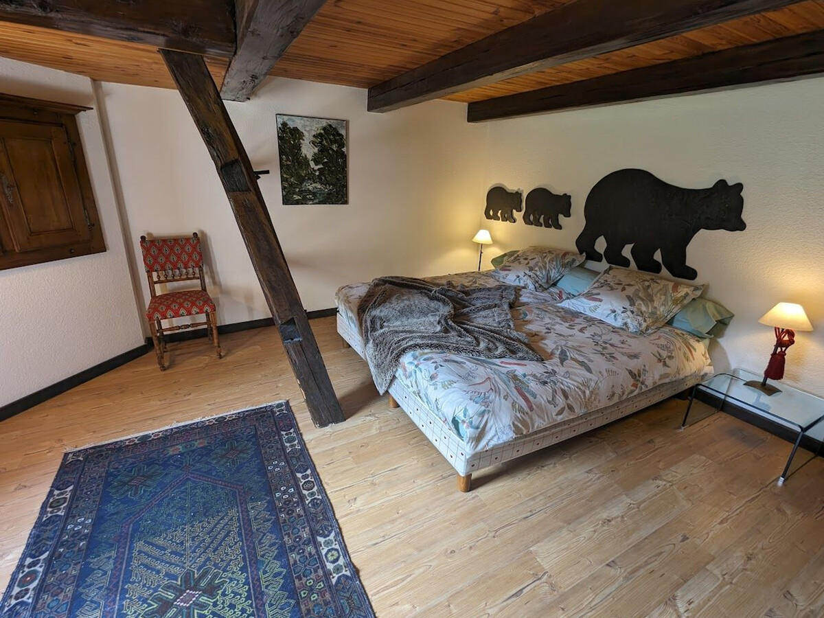 Gîte Ferme Rénovée 10 pers., cheminée et jeux à Belmont - Photo 6