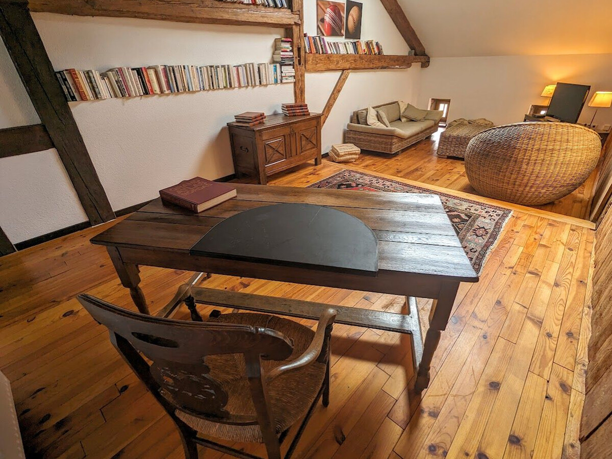 Gîte Ferme Rénovée 10 pers., cheminée et jeux à Belmont - Photo 26